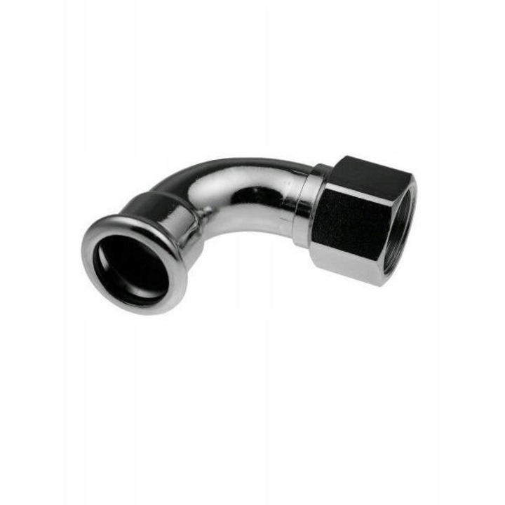 Préselhető könyök 35mm, KAN-THERM STEEL, korrózióálló, gyors szerelés