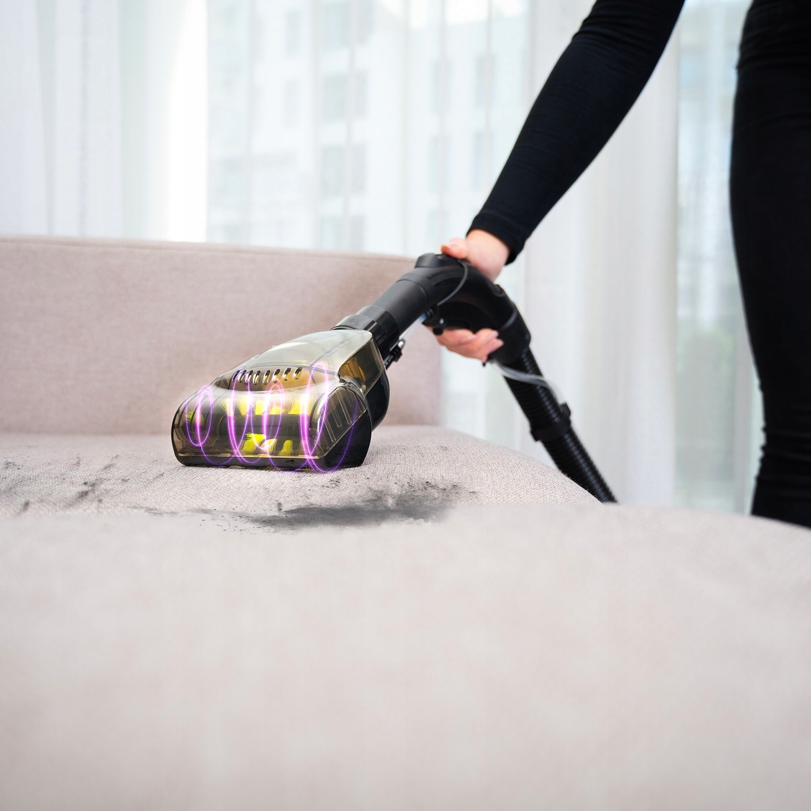 Aspirator cu spalare Lehmann Ultrawash, 2000W, 2 rezervoare, duza 220mm