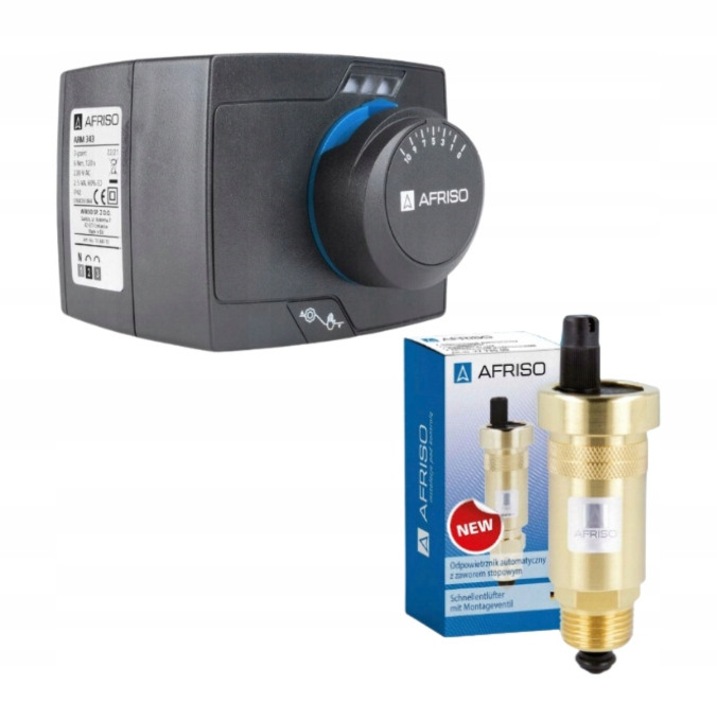 Sistem de actionare pentru valve mixere ARM ProClick 3 puncte, 6 Nm, cu aerisitor, 230 V, 1/2" GZ