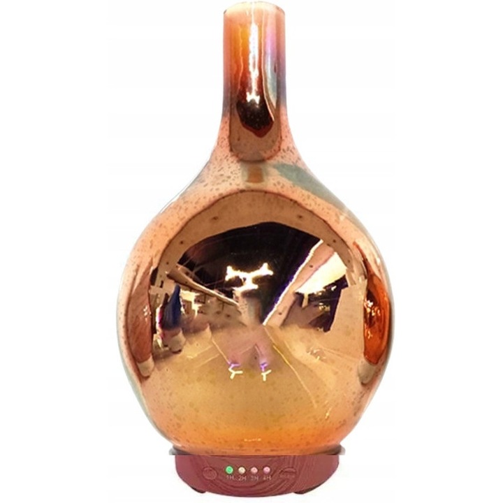 Umidificator 3D, aromaterapie, 12 culori, 15.2x15.2x22.9cm, set