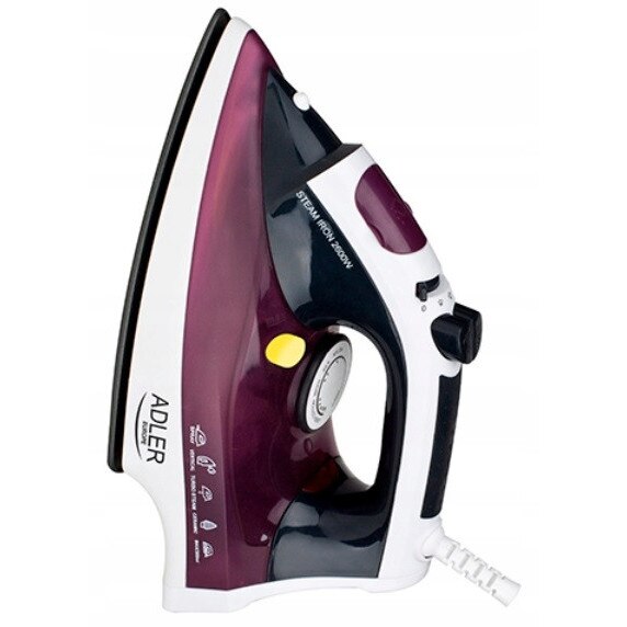 Fier de calcat ADLER 3000W abur autocuratare talpa otel 1.9m cablu