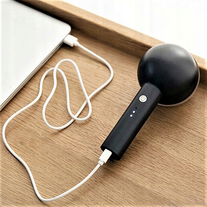 Aspirator golire haine, 8W, 1200mAh, set cu 2 lame, cablu USB, perie de curățare