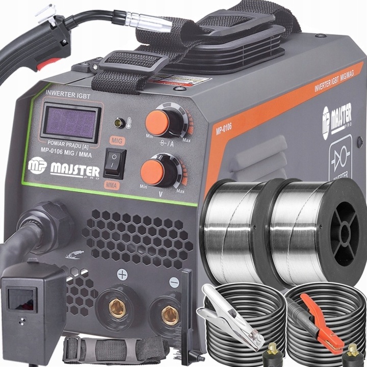 Spawarka MP-0106, MIG, FLUX, 0,6-0,8mm, set complet