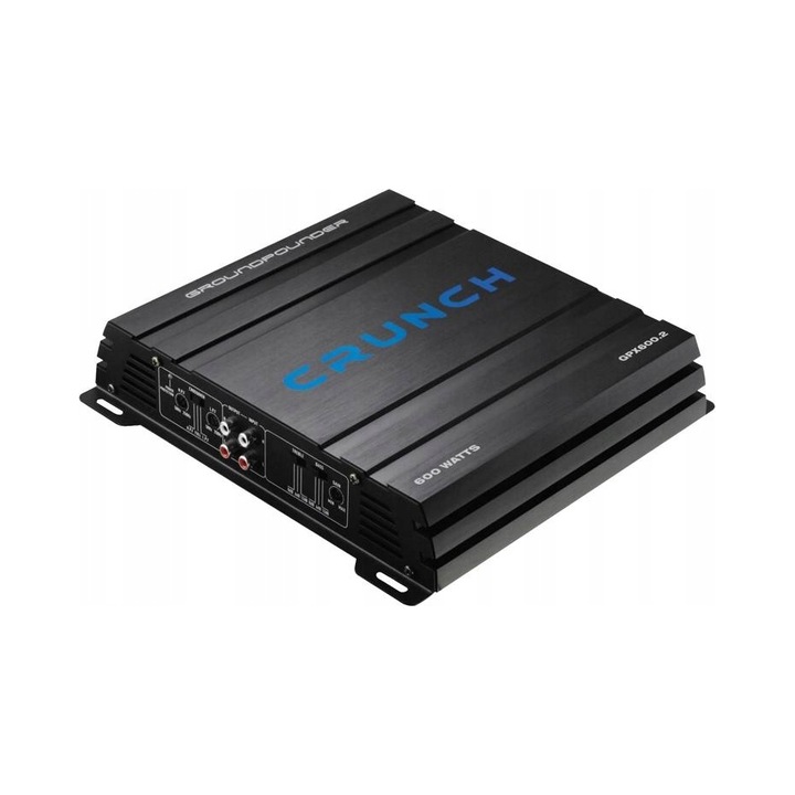 Amplificator auto audio Crunch GPX-600.2, 2 canale, 2 x 300 W, 254x45x250m