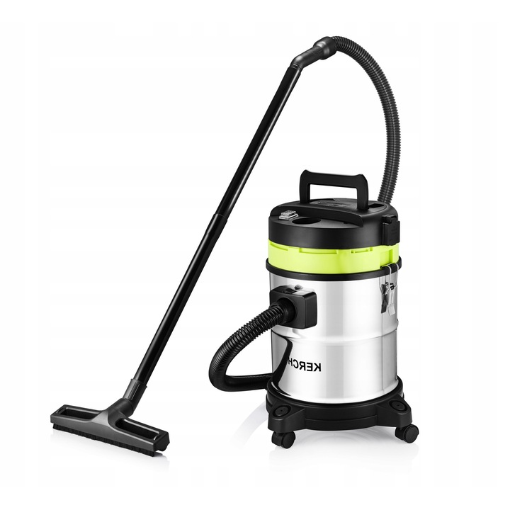 Aspirator industrial Kerch MERD VC3600, 3600W, 25l, fara sac, functie de suflare, 150cm furtun