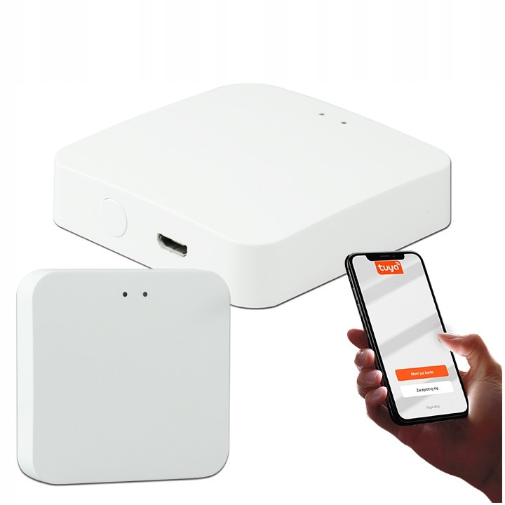 Kit Smart Home Centrala ZigBee 3.0 + Bluetooth WiFi, Tuya Smart Life, Multicolor