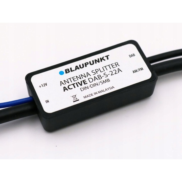 Adaptor Blaupunkt DAB-S-22a pentru radio DAB, 43x33x8mm, activ, pentru antene tipice