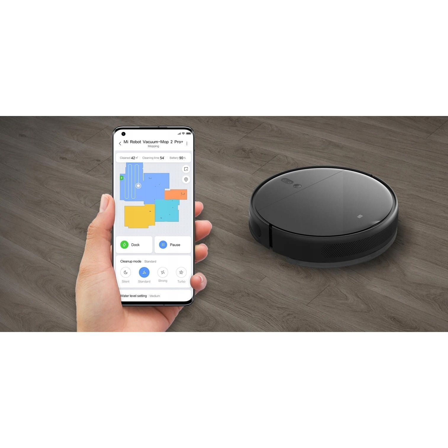 Aspirator robot Xiaomi Mi E5, 2 in 1, 110 min, anticoliziune