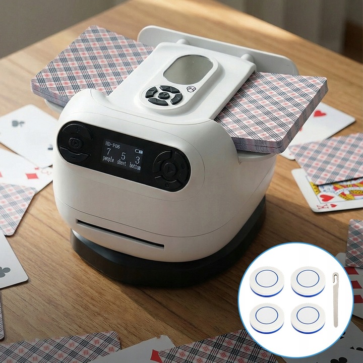 Automatikus kártyakeverő gép, 2600 mAh