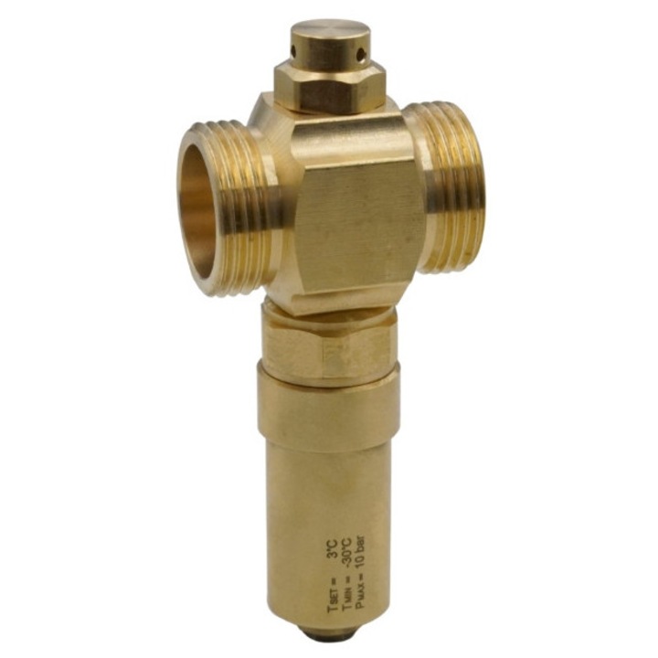 Fagyálló szelep 5/4" Invena, monoblokk szivattyúkhoz, 0-65°C, 10 bar