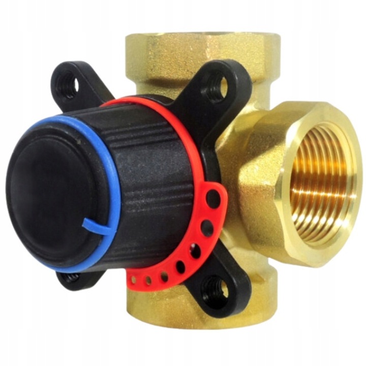 Zawor 3-drogowy DN 25 szett EMIX 401 aktuátorral, 230V, 10Nm, IP42, 0-50C