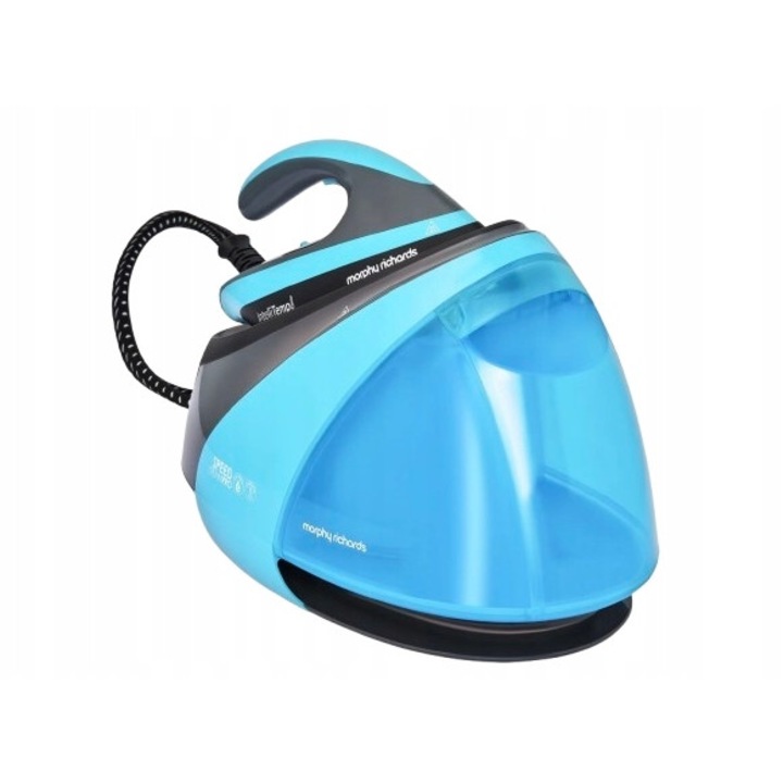 Generator de aburi Morphy Richards Speed Steam Pro, 3000W, 7 bar, 1,6L, ceramica, 40,2x22,6x28,6cm