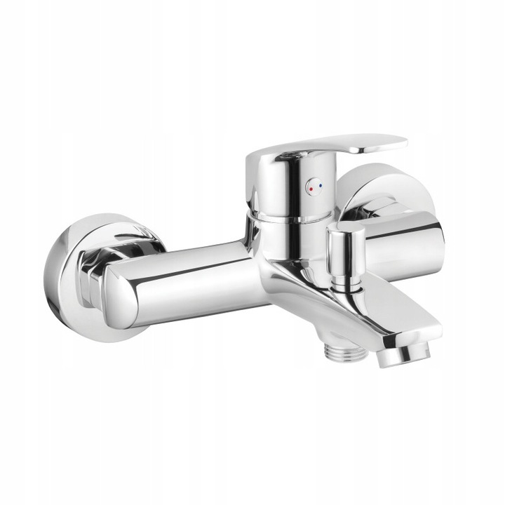 Baterie wannowa Invena Malta, crom, 1/2" x 3/4", cu rozete maskuiante