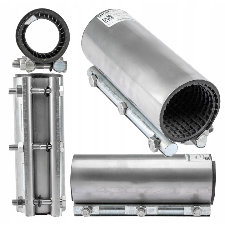 Menghina de fixare BOHAMET, model cu dociskiem, 65x250mm, 76-82mm