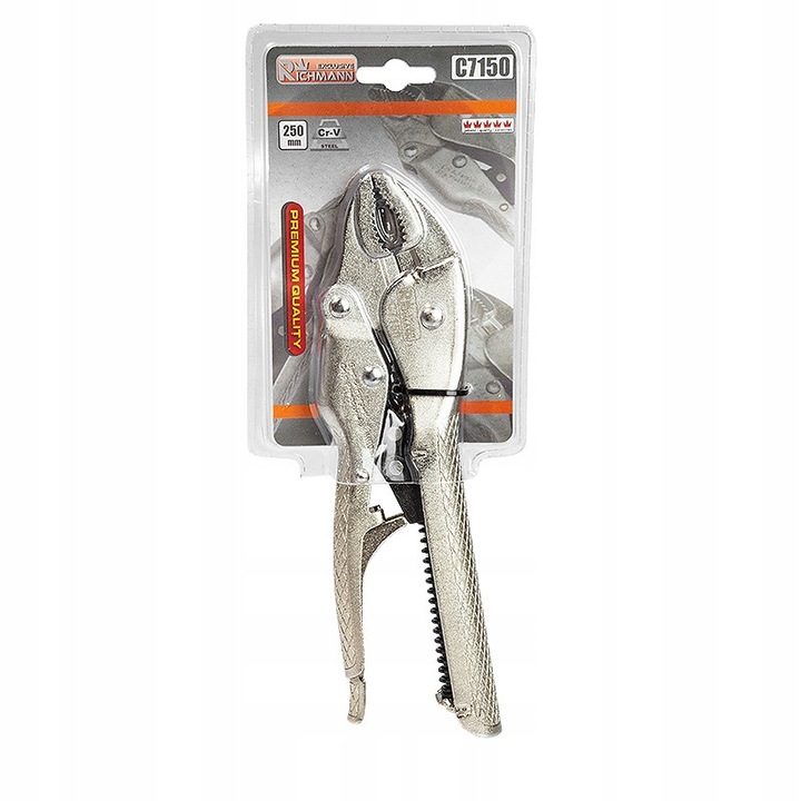 Cleste automata cu auto-blocare Richmann, 250 mm, crom-vanadiu, crom-molibden, max 0-40 mm