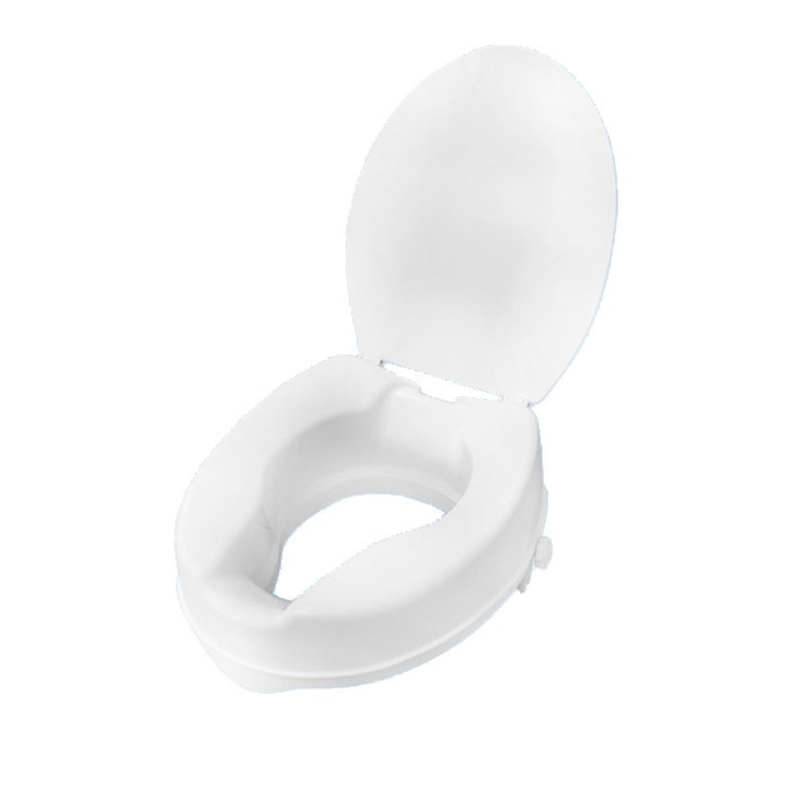 Inaltator toaleta ARmedical 10cm, alb, pentru persoane cu dizabilitati, maxim 180kg