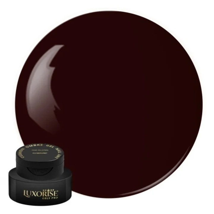 Gel UV Nail Art Babyboomer LUXORISE Cushion Ombre Velvet - Rich Burgundy, 2ml