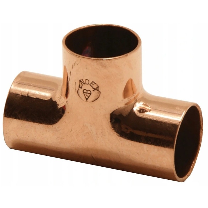 Besco réz T-idom 35x15x35 mm forrasztáshoz