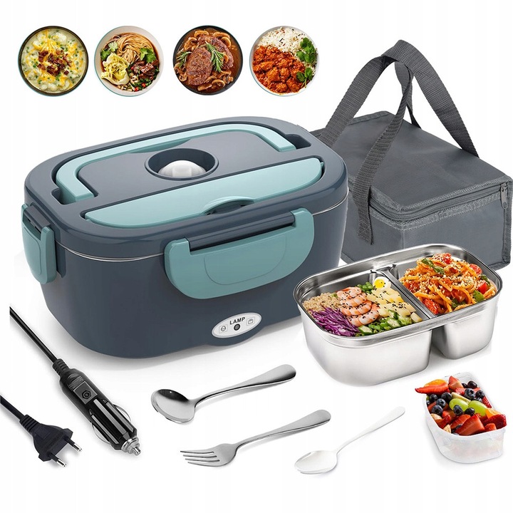 Környezetbarát ételtartó doboz, 1.5L, sütemények, hordozható