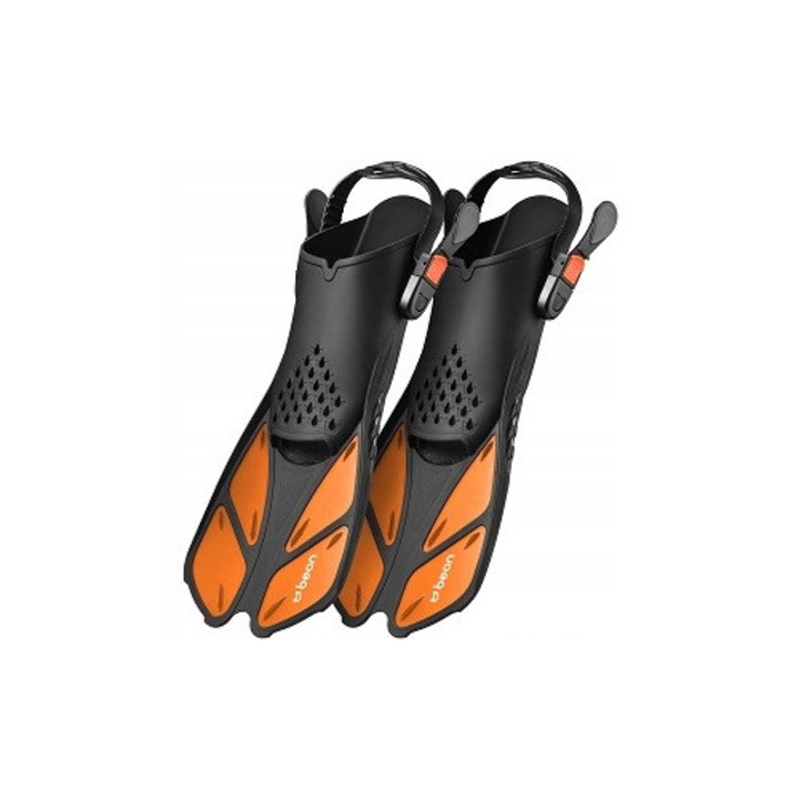 Pletwy Beon Flex, set 2 bucati, 42-47, negru-portocaliu, tip regulabil