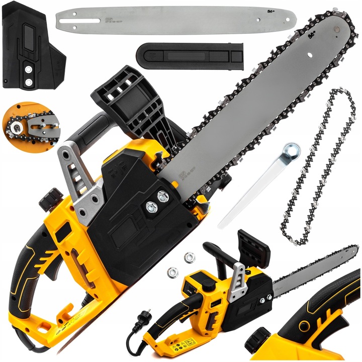 Fierastraie cu lant, 3550W, metalica, automata, 5,42 kg