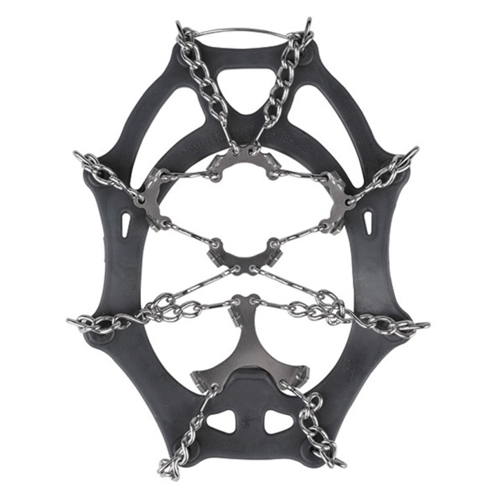 Raczki MOUNTAIN GOAT Premium pentru incaltaminte trekking, 13 colti din otel inoxidabil, negru, L (41-43), cu suport si husa de protectie