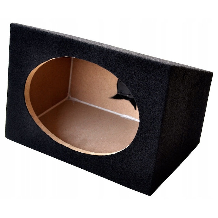 Cutie pentru difuzor LTC 6"x9", MDF, negru, 30,4x21x17,3cm