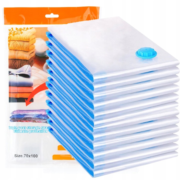 Set 12 saci de vidat Martom 70x100cm