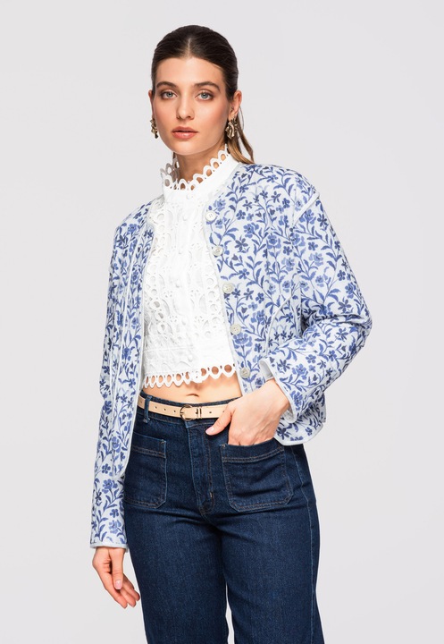 Jacheta de tranzitie LARICA OW-JALP-0132, Albastru