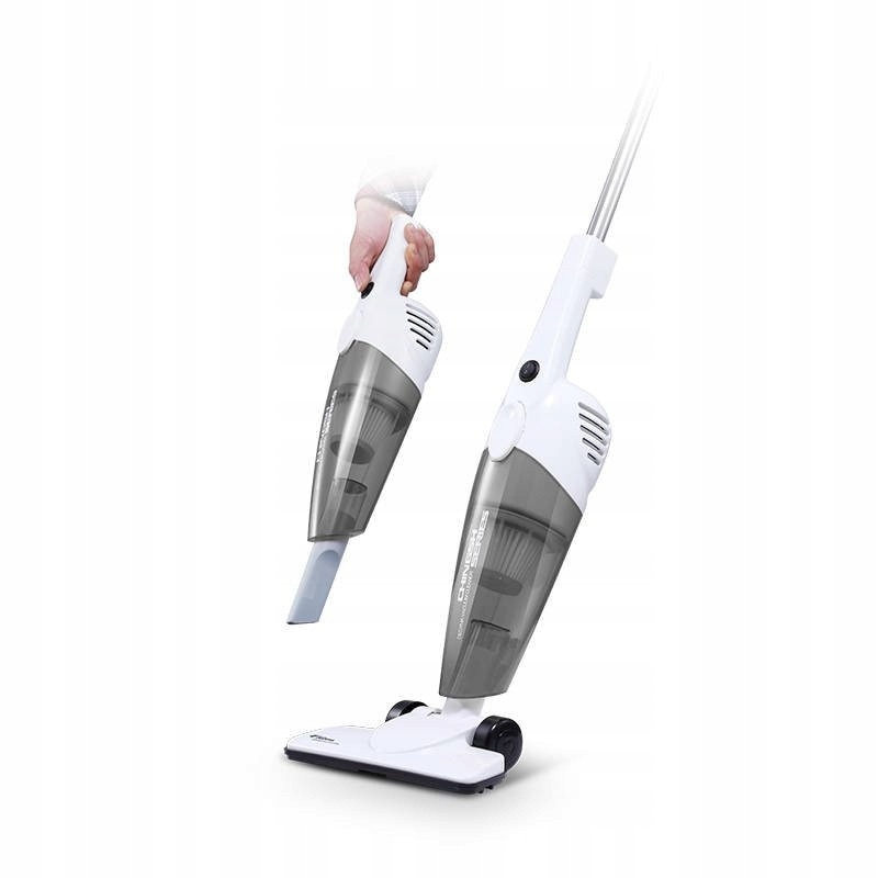 Aspirator vertical Deerma DX118C, alb-gri, 600W, 1.2l, 1.86kg