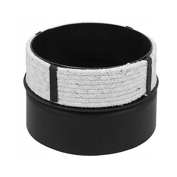 Set de racordare pentru sistem de fum ceramic 130/160 mm, Darco, rezistenta la temperaturi ridicate, montaj usor