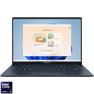 ASUS Zenbook 14 AX3405CA cu procesor Intel® Core™ Ultra 5 225H pana la 4.9GHz, 14'', 3K, OLED, 120Hz, 16GB LPDDR5X RAM, 512GB SSD, Intel® Arc™ Graphics, Windows 11 Home, Ponder Blue