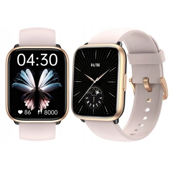 Bratara fitness, SMARTWATCH, ecran AMOLED 1,28", monitorizare puls, IP67, 45,5x37,9x10mm