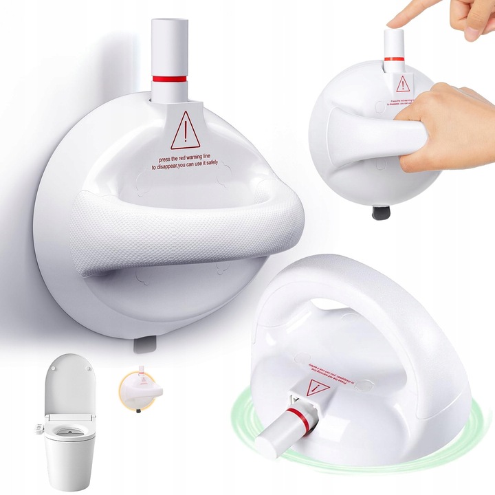 Suport pentru baie, prindere cu ventuze, pentru persoane cu dizabilitati, 30x15cm