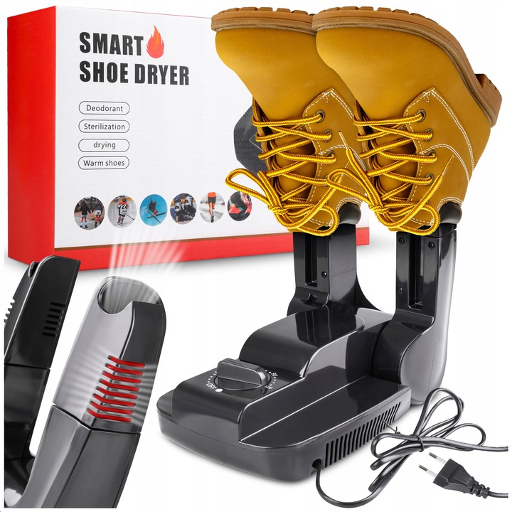 Uscator de incaltaminte electric, 200 W, pentru sosete si manusi