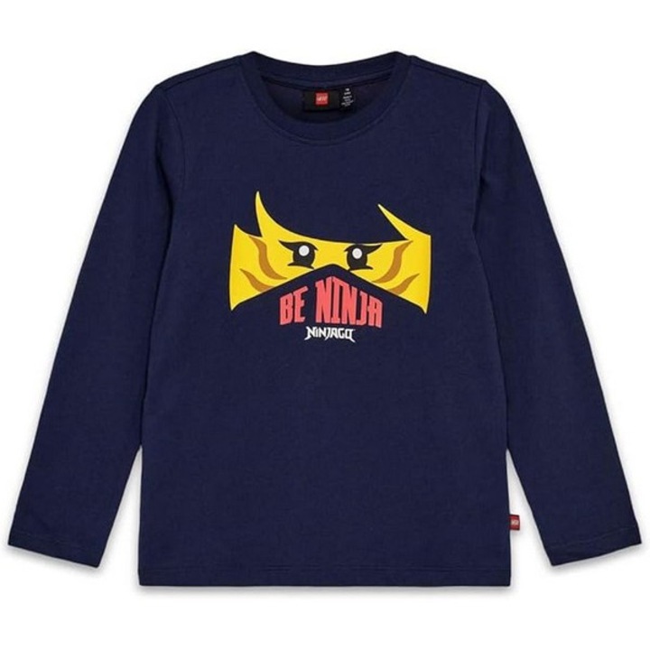 Bluza copii, LEGO, BE NINJA, bleumarin, bumbac, marime 92 CM