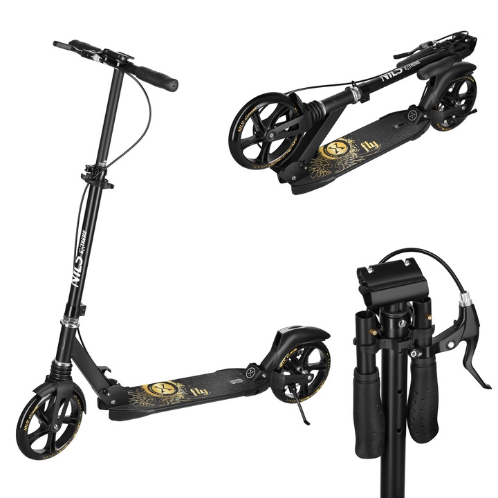 Тротинетка Fly, златна – Nils Extreme HM800