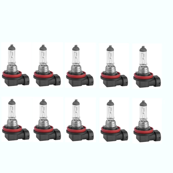 Becuri halogen H11 PGJ19-2, DBautomotive, set 10 buc, 12V 55W