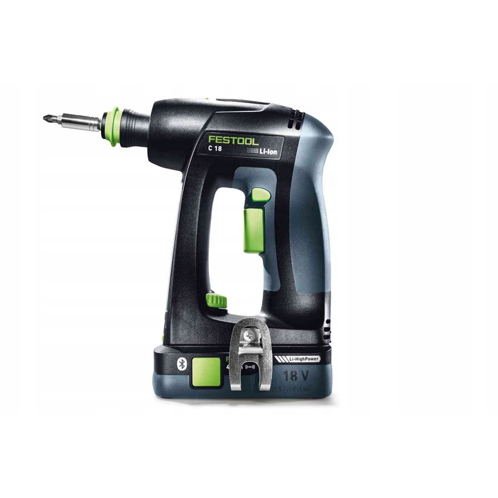 Aparat de gaurit si insurubat Festool C 18-Basic, 18V, 1,00 kg, set, fara acumulator si incarcator