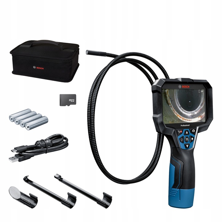 Ендоскопска инспекционна камера Bosch GIC 12V-5-27C 5" 1280x720 8,3 мм, кабел 150 см, защита IP67