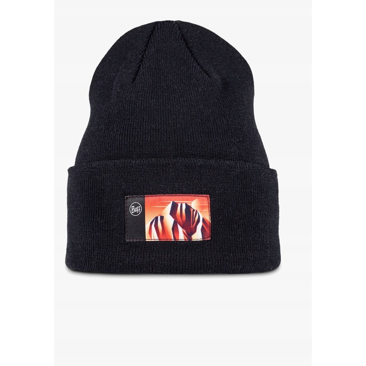 Buff férfi sport sapka, polár, fekete, egy méret