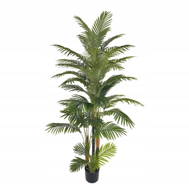 Areka műpálma 180 cm, Ecarla, zöld, cseréppel