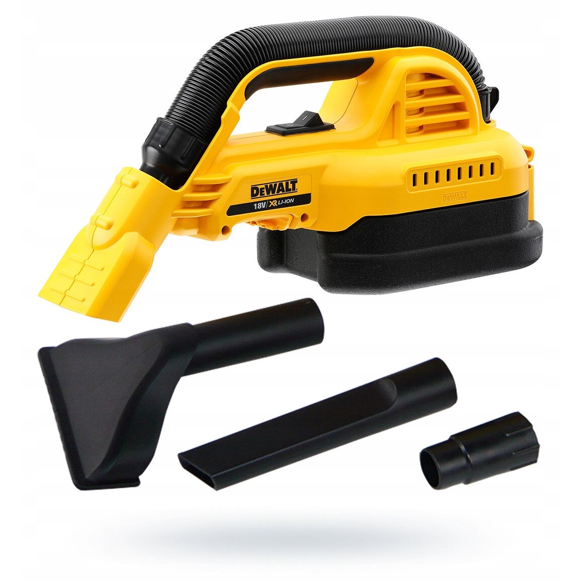 Aspirator industrial DeWALT DCV517, 180 W, 1,9L, furtun cauciuc 1m, fără acumulator și încărcător