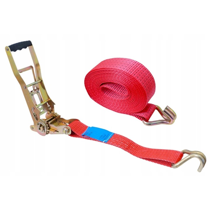 Curea de transport cu sistem de tensionare ERGO, CARMOTION, 50 mm, 6 m, 5000 kg, atestata