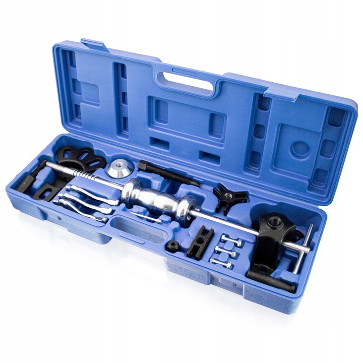 Set scule auto Bituxx, extractor cu ciocan, 61x21x10cm, 7kg, pentru piast col, valiza plastic