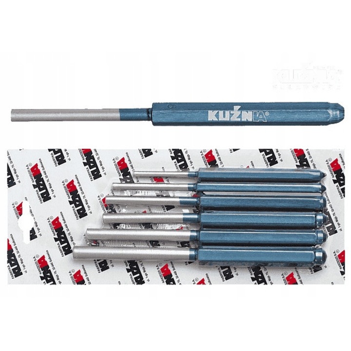 Set de 6 ciocane cilindrice, Kuznia, 4-10mm, din otel, 6 bucati