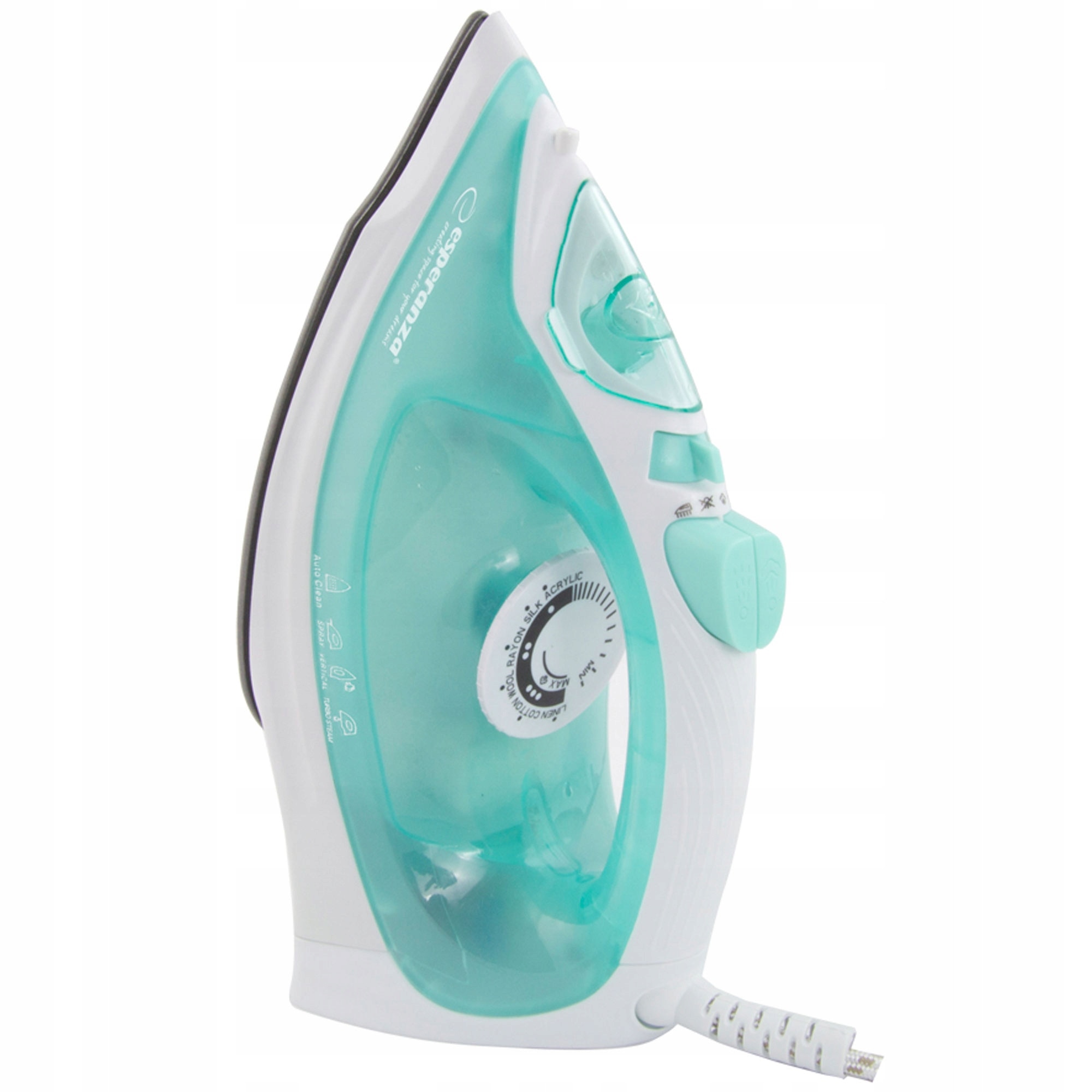 Fier de calcat Esperanza Silk 2200 W, abur, negru, 2200W
