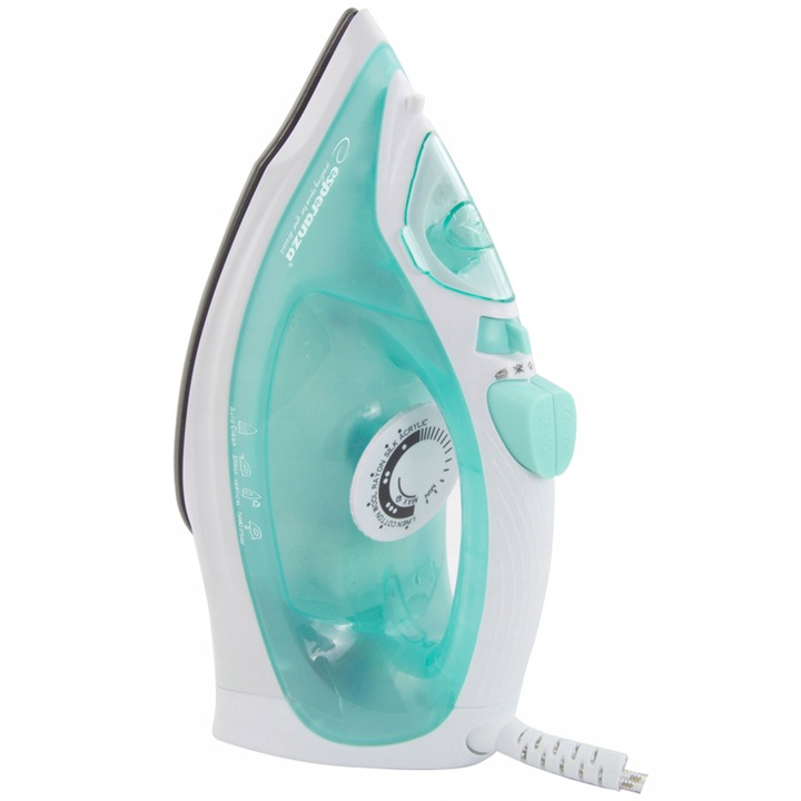 Fier de calcat Esperanza Silk 2200 W, abur, negru, 2200W