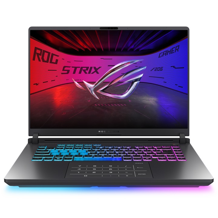 Лаптоп Asus Strix G16 G615LR-S5152W, G615LR-S5152W, 16", Intel Core Ultra 9 275HX (24-ядрен), NVIDIA GeForce RTX 5070 Ti (12GB GDDR7), 32GB 5600MHz (2x16GB) DDR5, Черен