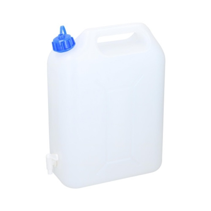 Canistră pentru apă Allride 10 litri, robinet integrat, plastic rezistent, design compact
